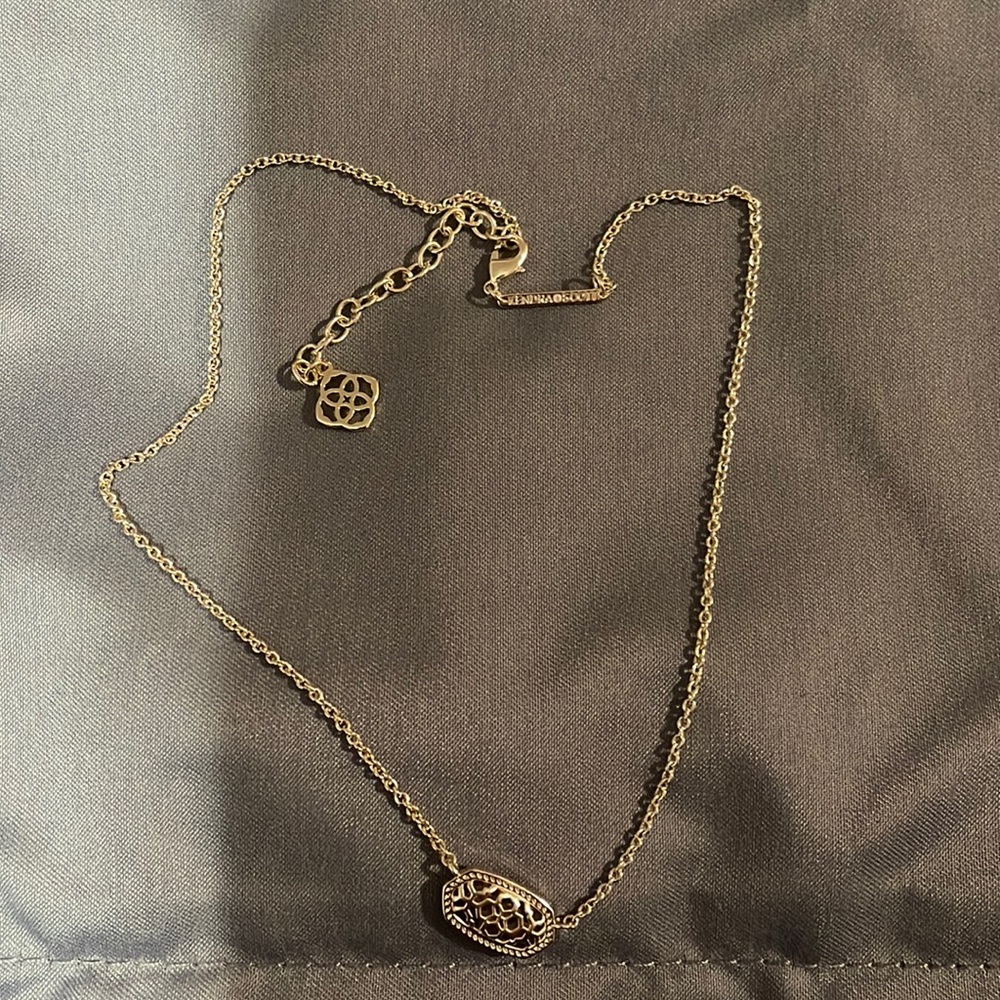 Kendra Scott Elisa Necklace - Gold Filigree